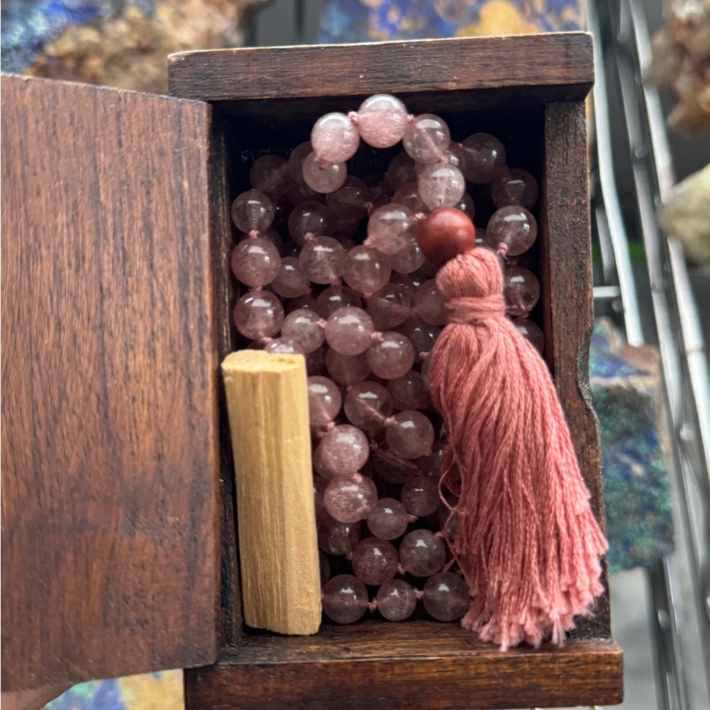 Strawberry Quartz Mala